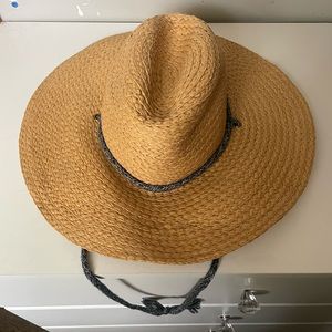 Straw hat from Target. Worn once. Super cute and flexible.